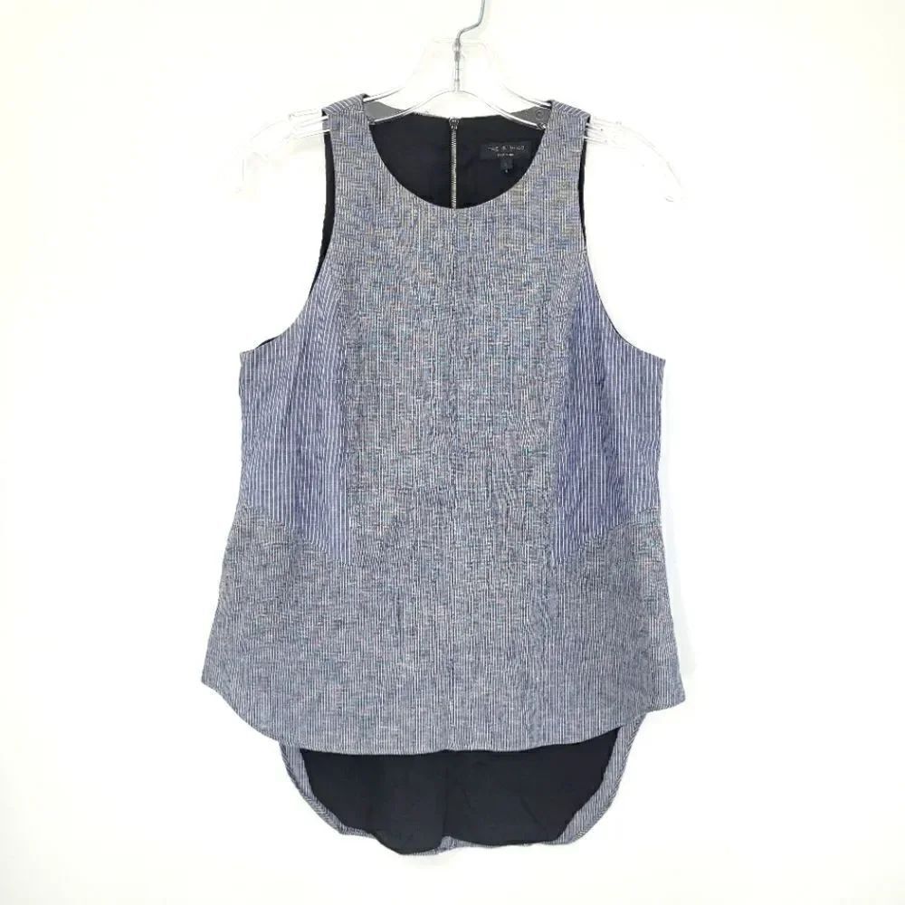 RAG & BONE linen chambray tank